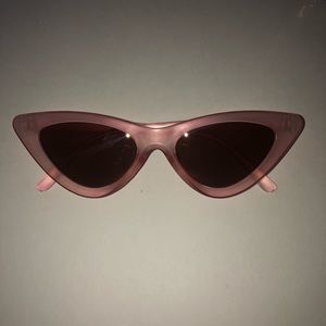 Low cut pink sunglasses